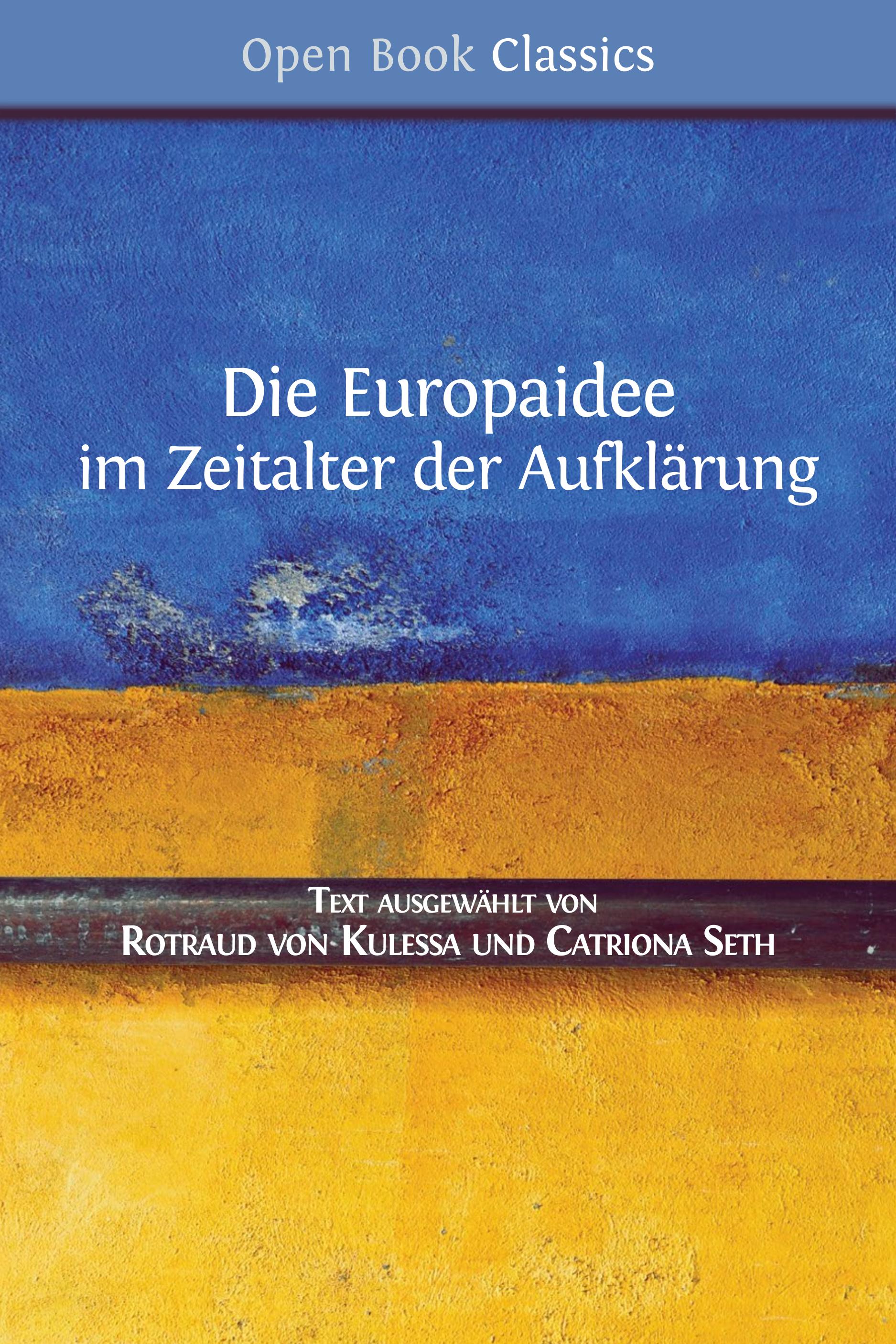 Die Europaidee im Zeitalter der Aufklärung (Open Book Publishers, 2017)