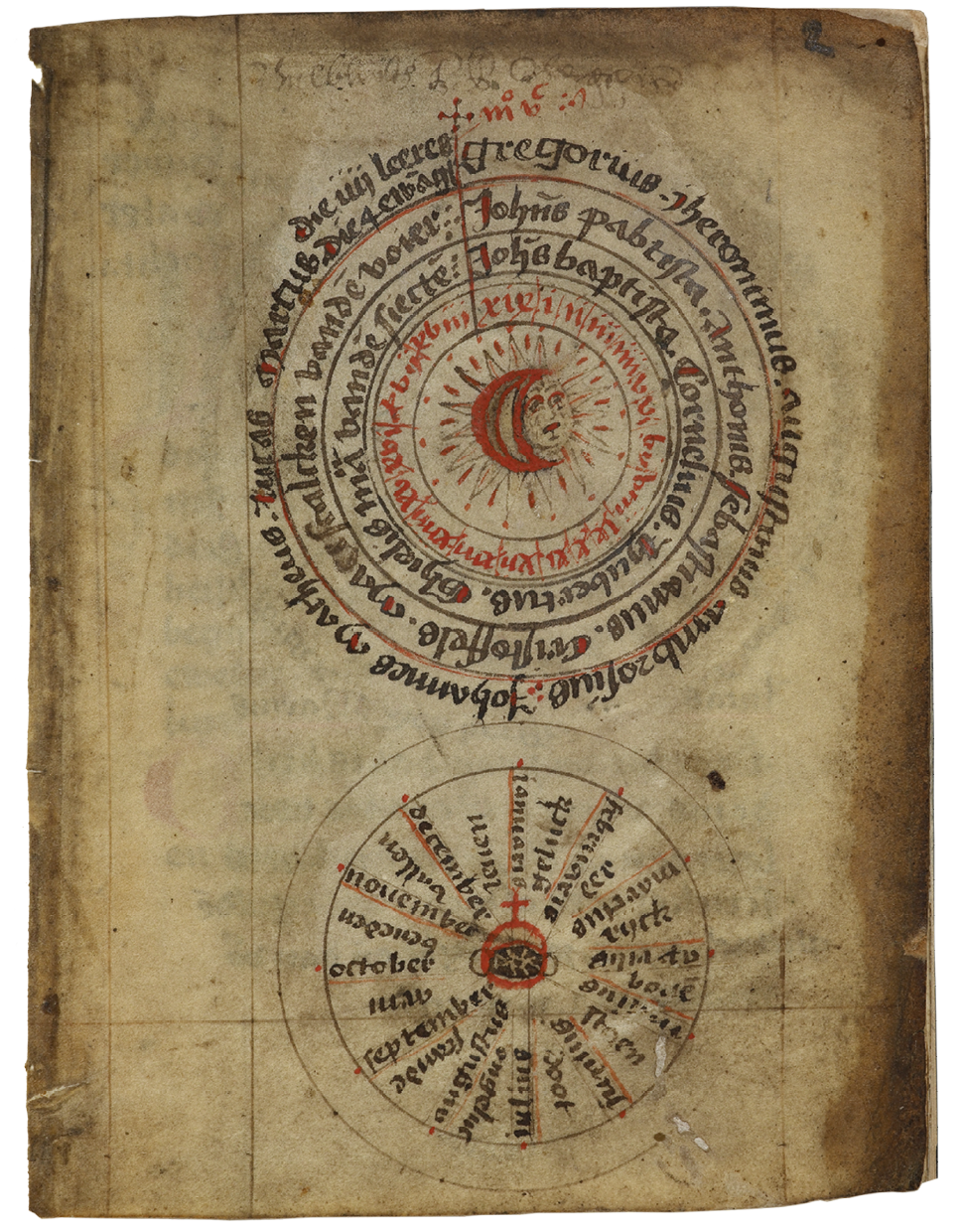 Fig. 43  Unfoliated front matter, formerly belonging to the beghards’ manuscript. London, British Library, Add. Ms. 41338, fol. 2r.