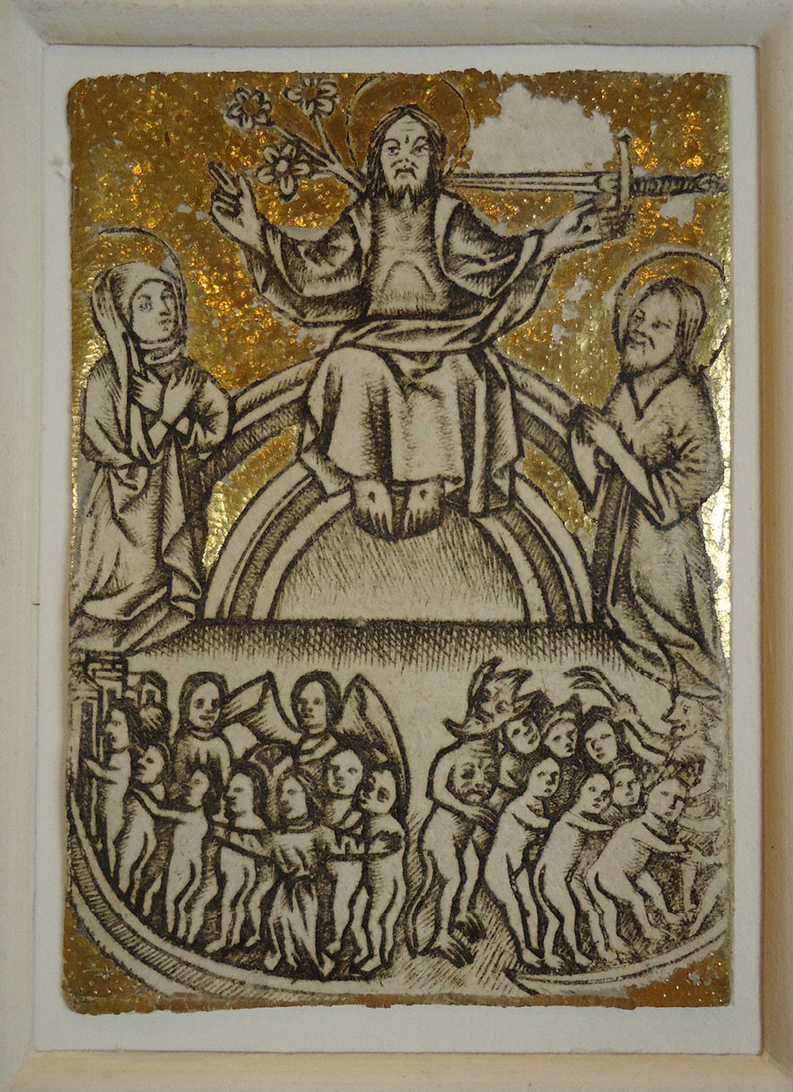 Fig. 71  Christ in Judgment, gilt engraving. Paris, Louvre, Rothschild 55. Photo: Kathryn M. Rudy.