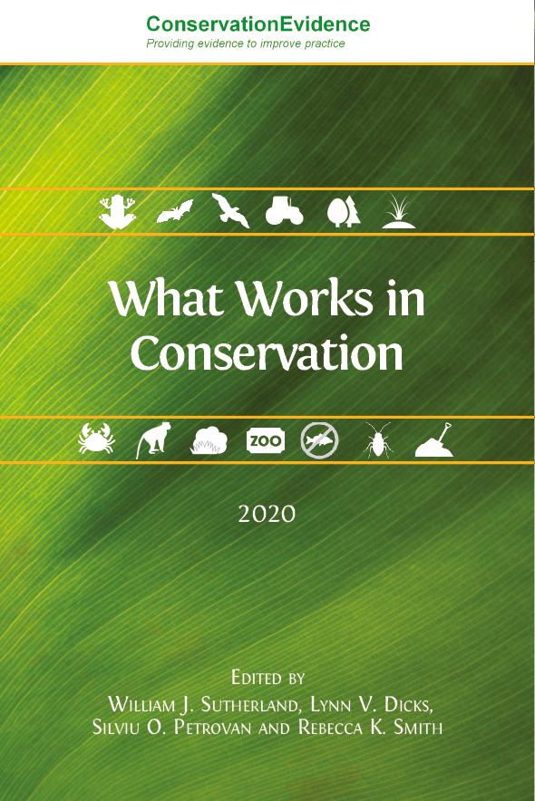 What Works in Conservation 2020 book cover image