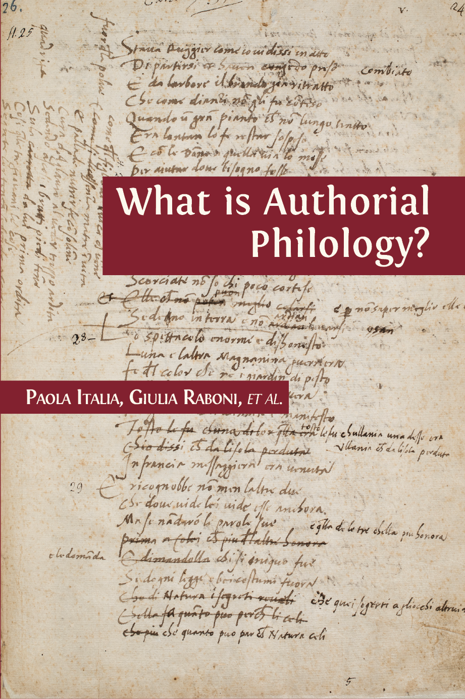 What is Authorial Philology? book cover image
