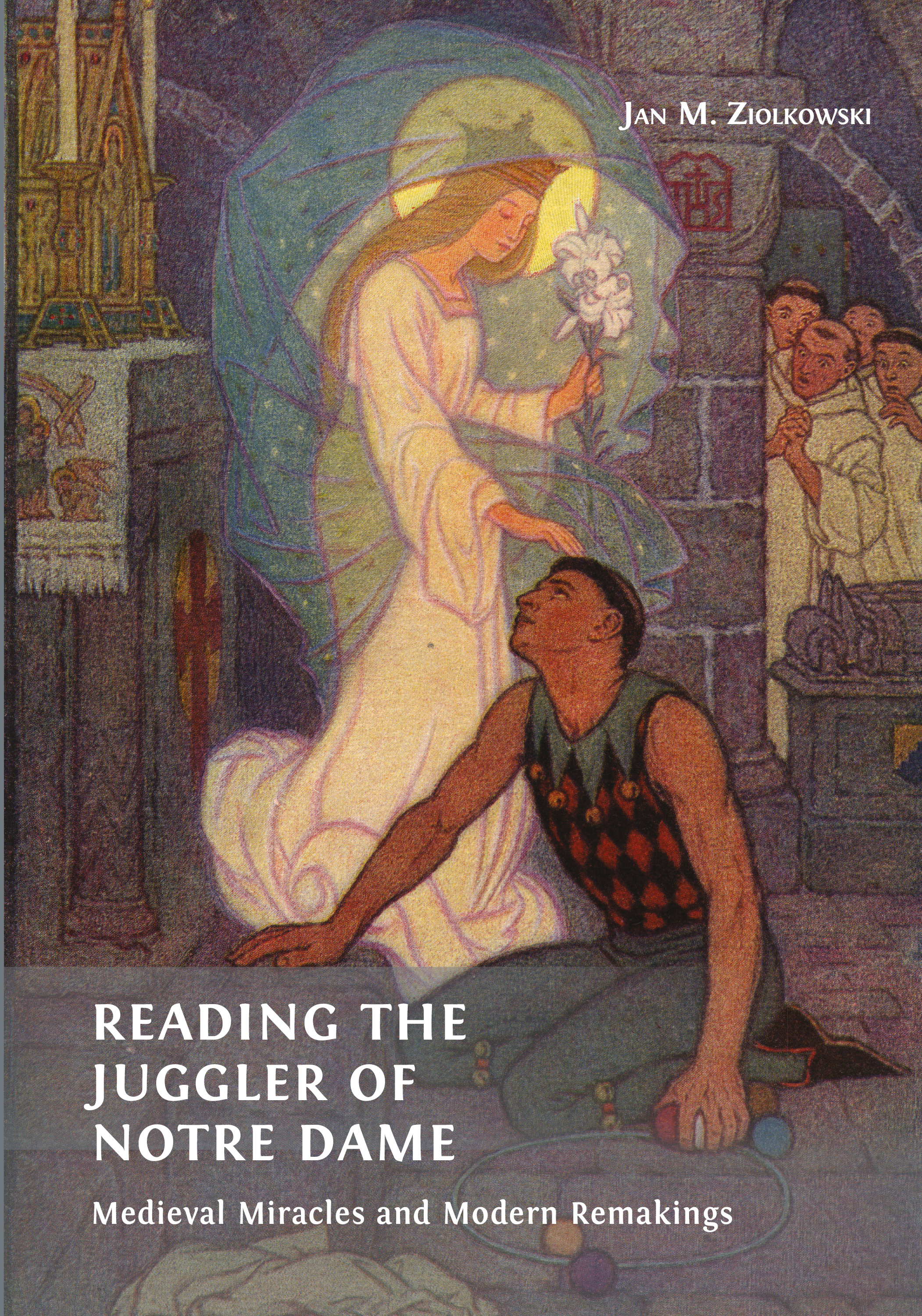 Reading the Juggler of Notre Dame book cover image