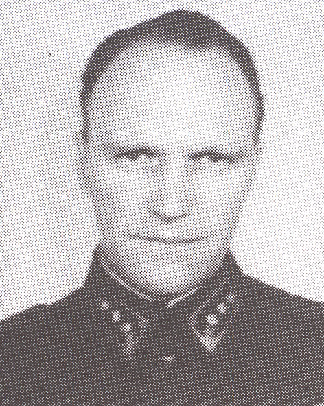 Portrait of captain Bertel Holm. Photograph.