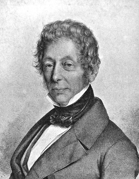 Anonymous picture. Portrait of Johannes Carsten Hauch.