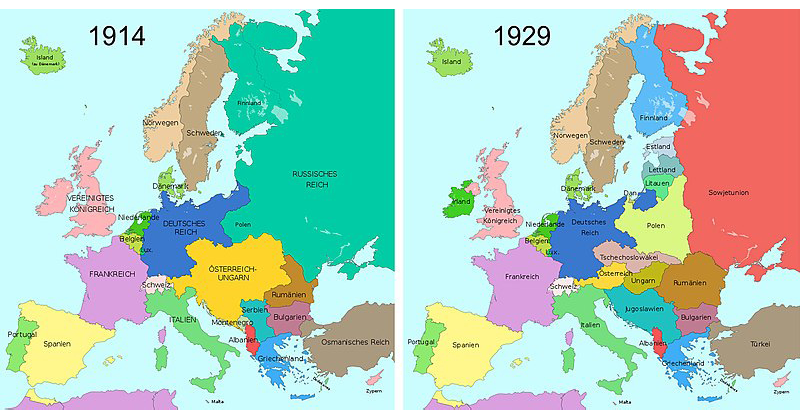 map of european colonialism in 1914