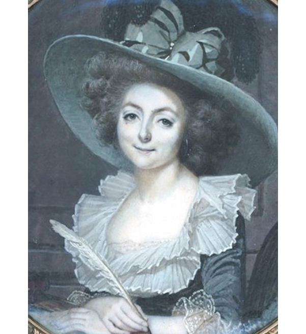 Self portrait of Sophie de Grouchy or Sophie de Condorce.
