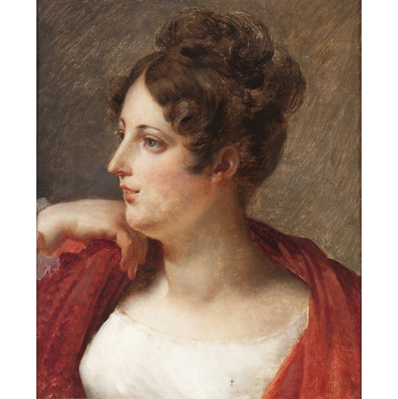Portrait of Hortense Thérèse Sigismonde Sophie Alexandrine Allart de Méritens.