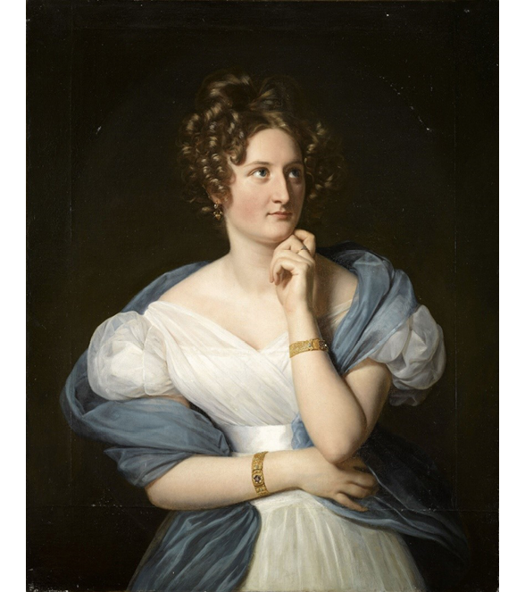 Portrait of Delphine Gay de Girardin [Vicomte de Launay]. 