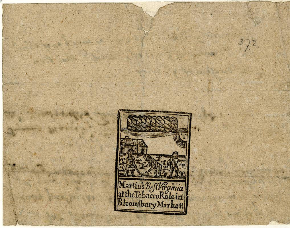 Tobacconist’s advertisement