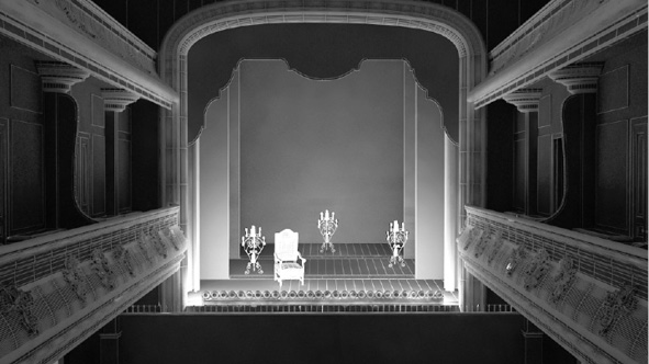 Architecture intérieure 3D de la Comédie de Clermont, Cabinet d’architecture Panthéon & 3D Studio EDA.