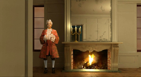 Intérieur du foyer de la Comédie, vue comédien. Cabinet d’architecture Panthéon & 3D Studio EDA, 2011.