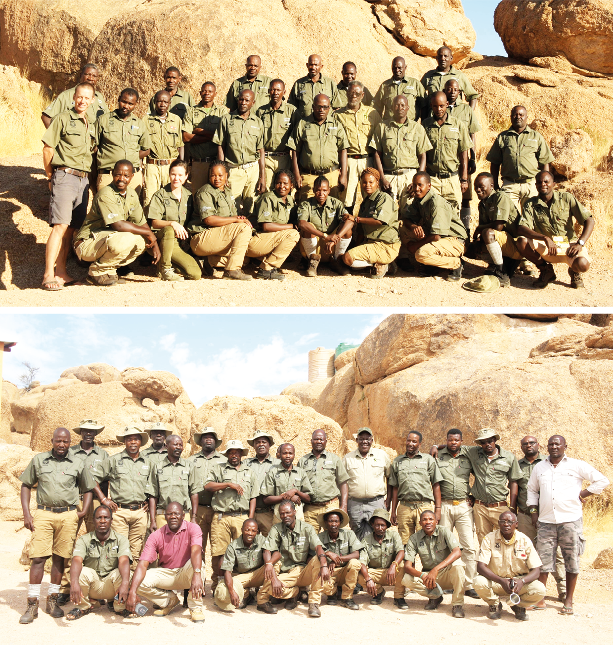 Lion Rangers, Rapid Response Unit members and Leadership team in 2023.