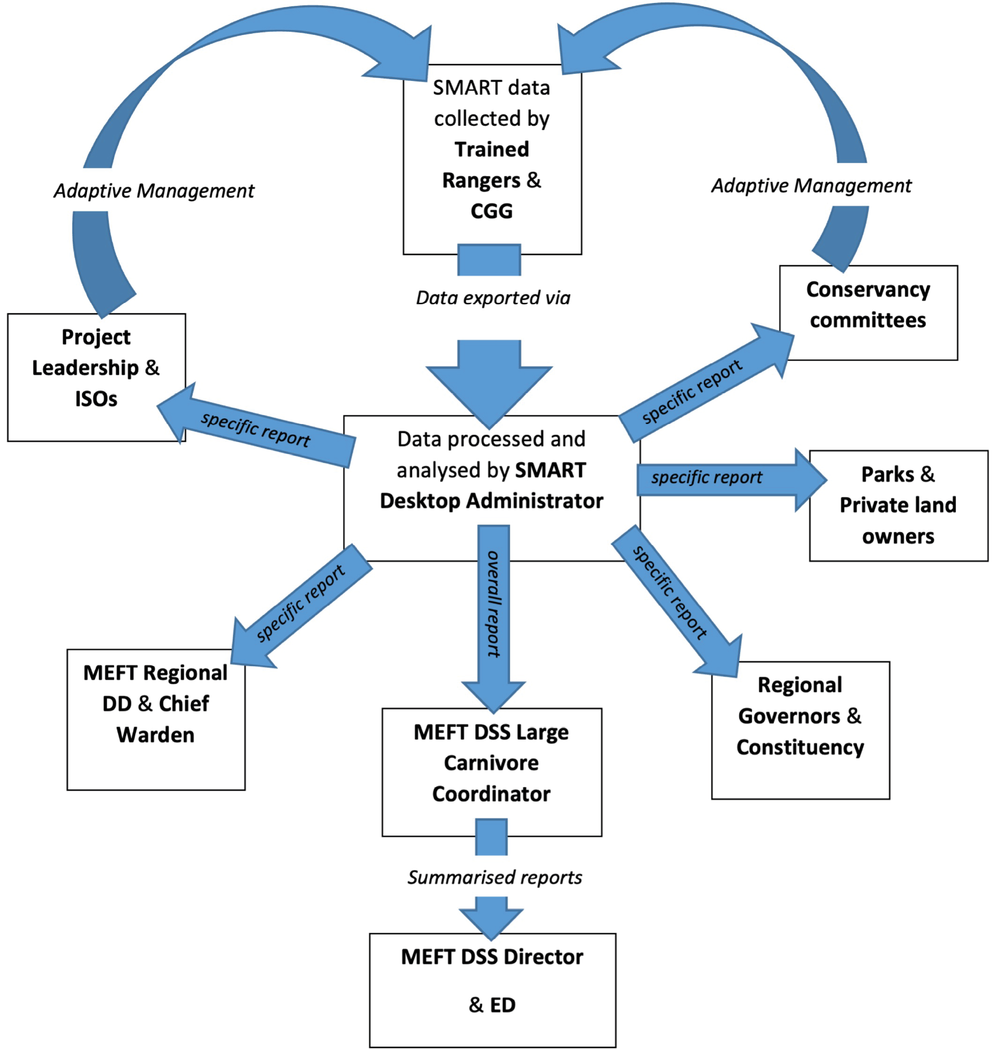 Representation of SMART data workflow.